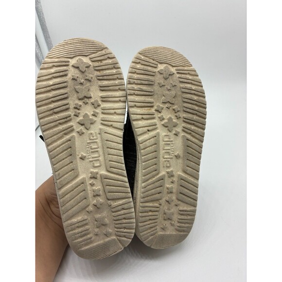 Hey Dude Wally Youth Stretch Black Kids Loafers EU 30 US11 - Picture 5 of 6